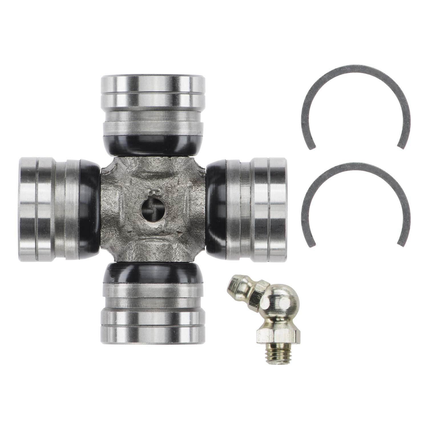 Premium MOOG Greaseable Universal Joint for Allis-Chalmers, Cat, Fiat-Allis, IH & Terex (1.5C - 4 31/932" Round ILR)
