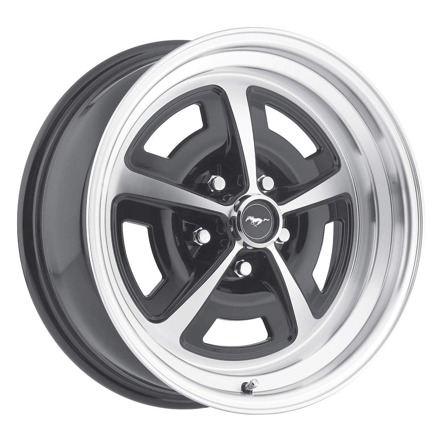 Magnum Legendary Wheels 500-17 x 7 in. - 5 x 4.5-4.25 bs - Gloss Black/Machined