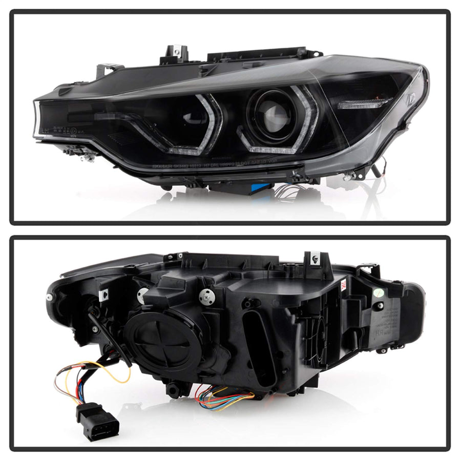 Headlights Spyder Signature (PRO-YD-BMWF3012-AFSHID-BK)
