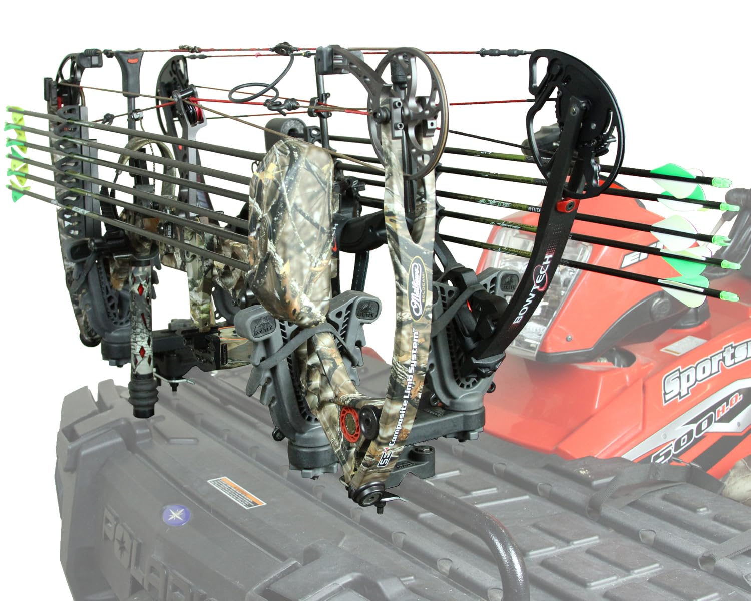 VFG2, ATV TEK V-Grip Mounting Rack for Gun, Bow, Tools, Utilities - Double Rider
