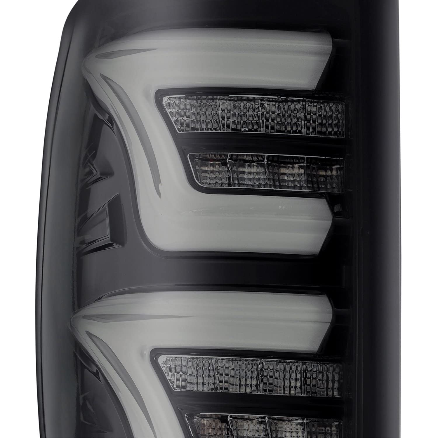 PRO-Series LED Tail Lights Jet Black AlphaRex 09-14 Ford F-150 (Excl Flareside Truck Bed Models)