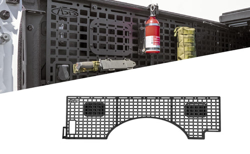 Bed Side Molle Panels Addictive Desert Designs for The 2023-2024 Ford F-250 & F-350 with 6.75' Bed | Keeps Main Cargo Area Clear for Larger Loads | Made in The USA (Driver Full Kit)