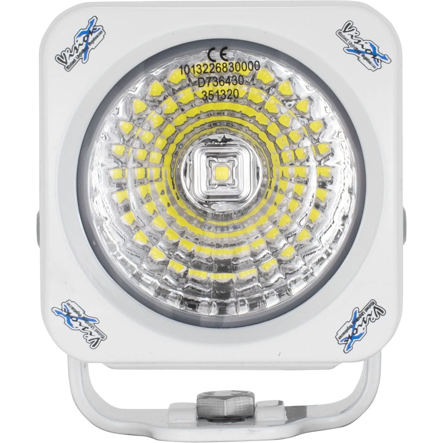 Optimus White Square Vision X Lighting 9139005 10W Narrow LED Light