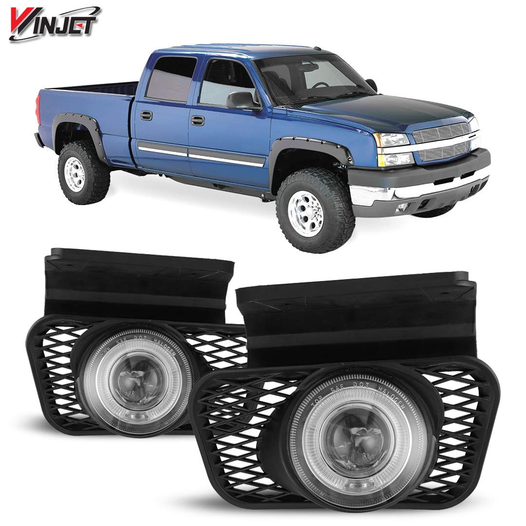 Performance Series Winjet for [2003-2007 Silverado] [2002 2003 2004 2005 2006 Avalanche] Driving Halo Ring Projector Fog Lights
