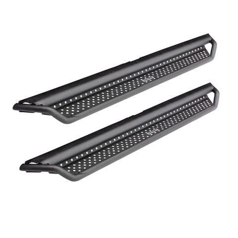 Dominator Xtreme D1 Sliders Go Rhino | 87", Mild Steel, Textured Black | D10087T