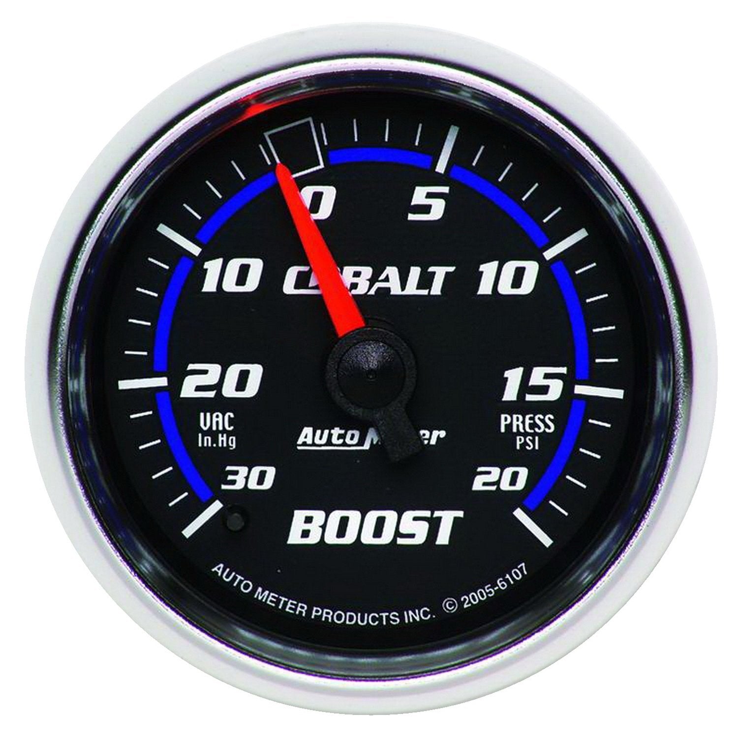 Auto Meter Cobalt 6107 Mechanical Boost / Vacuum Gauge, 2.3125 in.