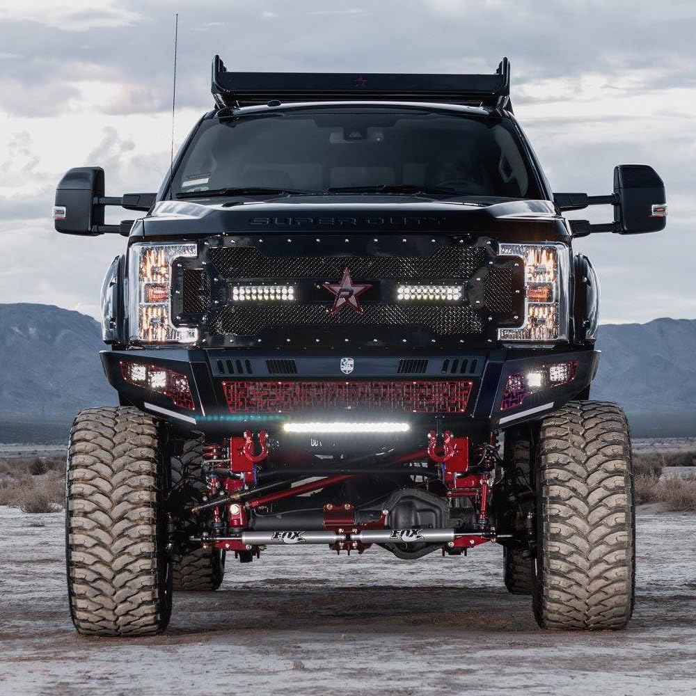 Front Bumper Road Armor 6172DF-B0-P2-MR-BH-B Fits Ford F-250 Super Duty