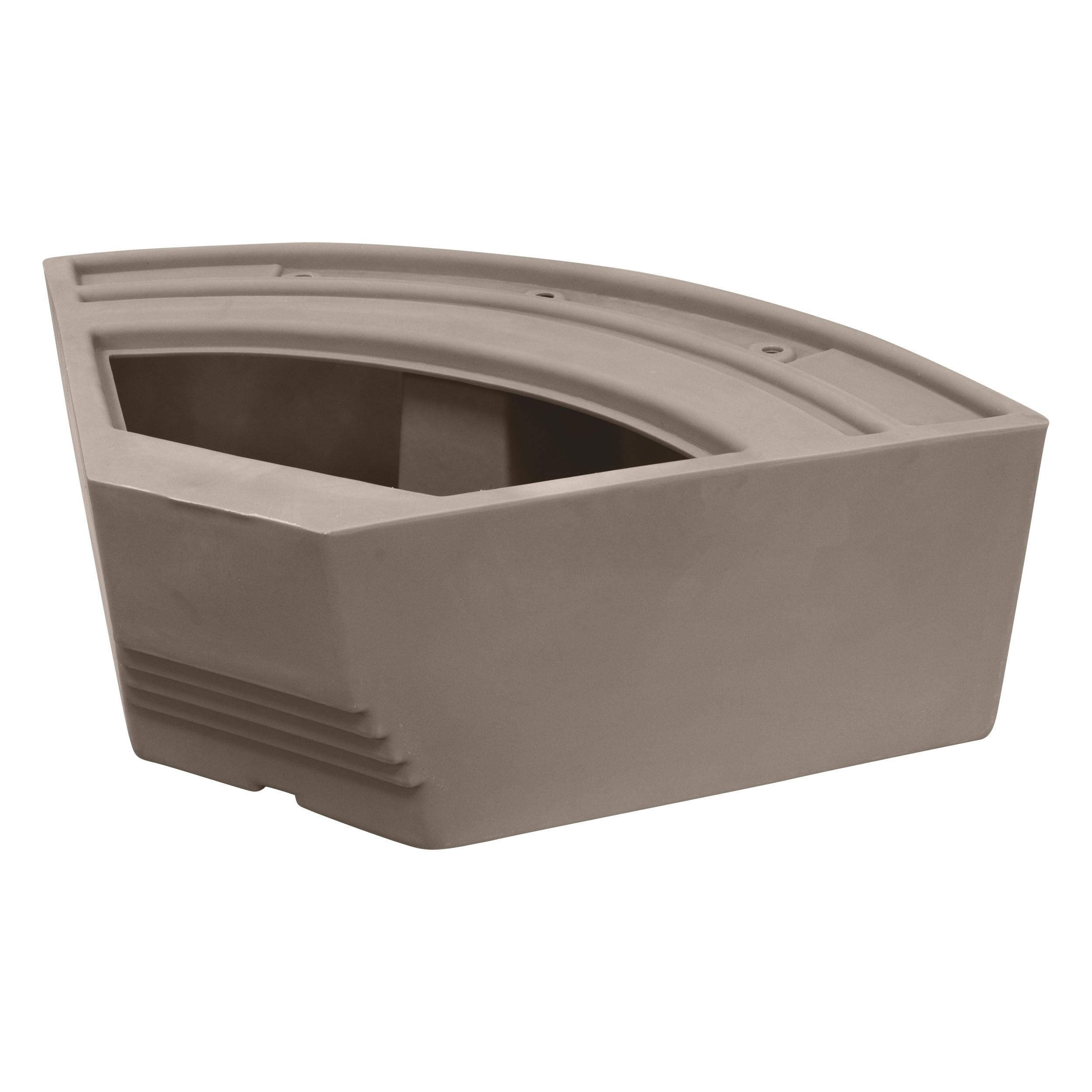 Wise Premier Series BM11028-1B-1725 28-Inch Radius Corner Pontoon Seat Base Only, Mocha Java