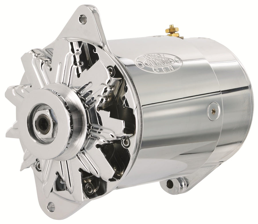 Chrome Powermaster 182116 Alternator (PowerGEN Short 60A 6V Pops Grid)