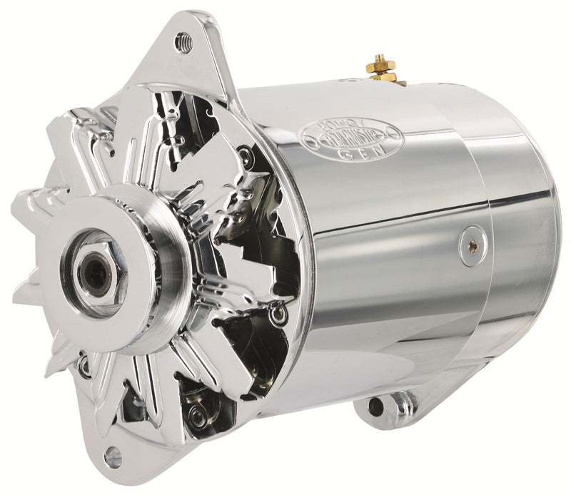 Chrome Powermaster 182116 Alternator (PowerGEN Short 60A 6V Pops Grid)