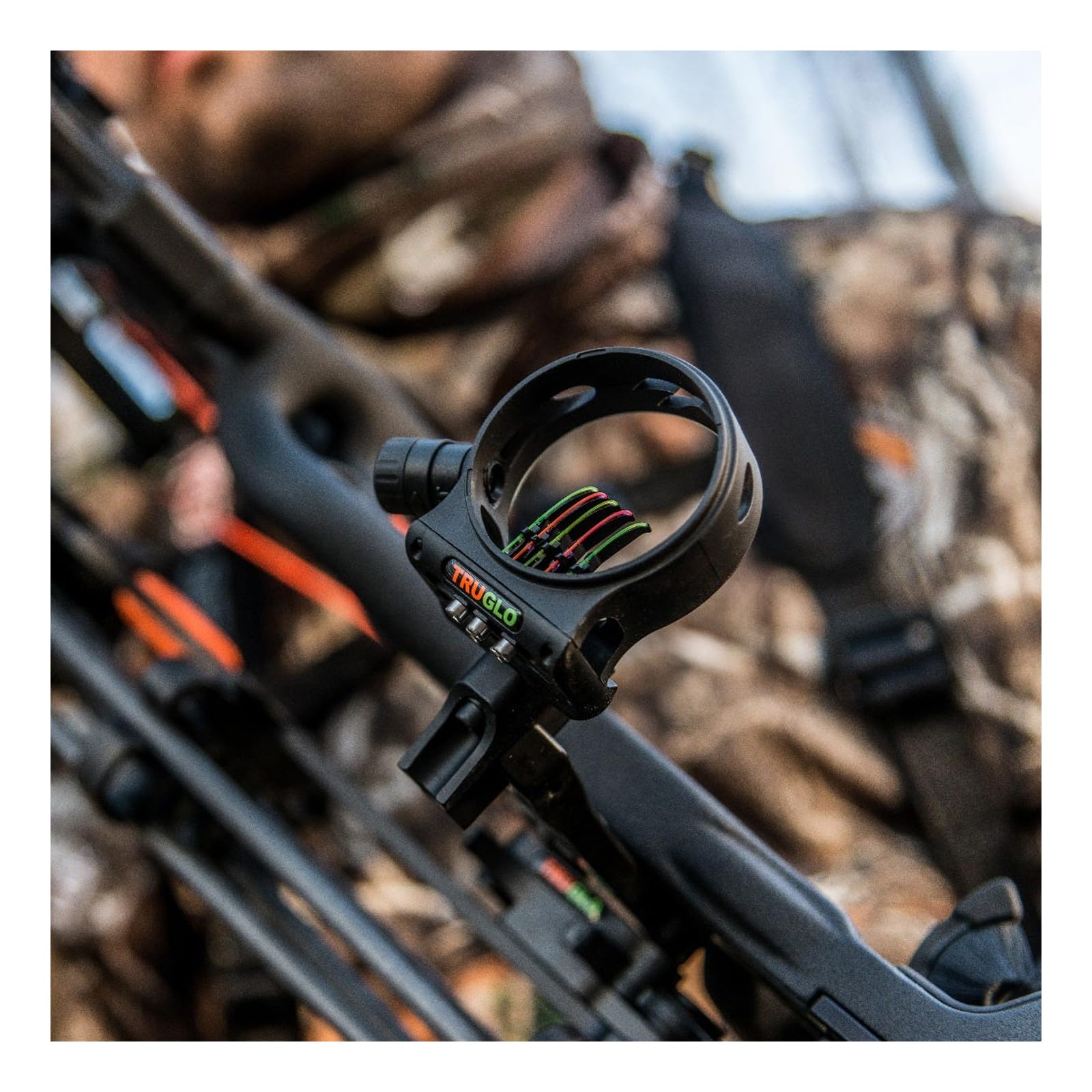 TRUGLO Ultra-Lightweight Storm Compact Bow Sight, 5-Pin, Black (TG3015B)