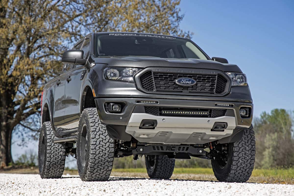 Rough Country 6" Dual Slimline LED Bumper Kit for 2019-2023 Ford Ranger - 70829