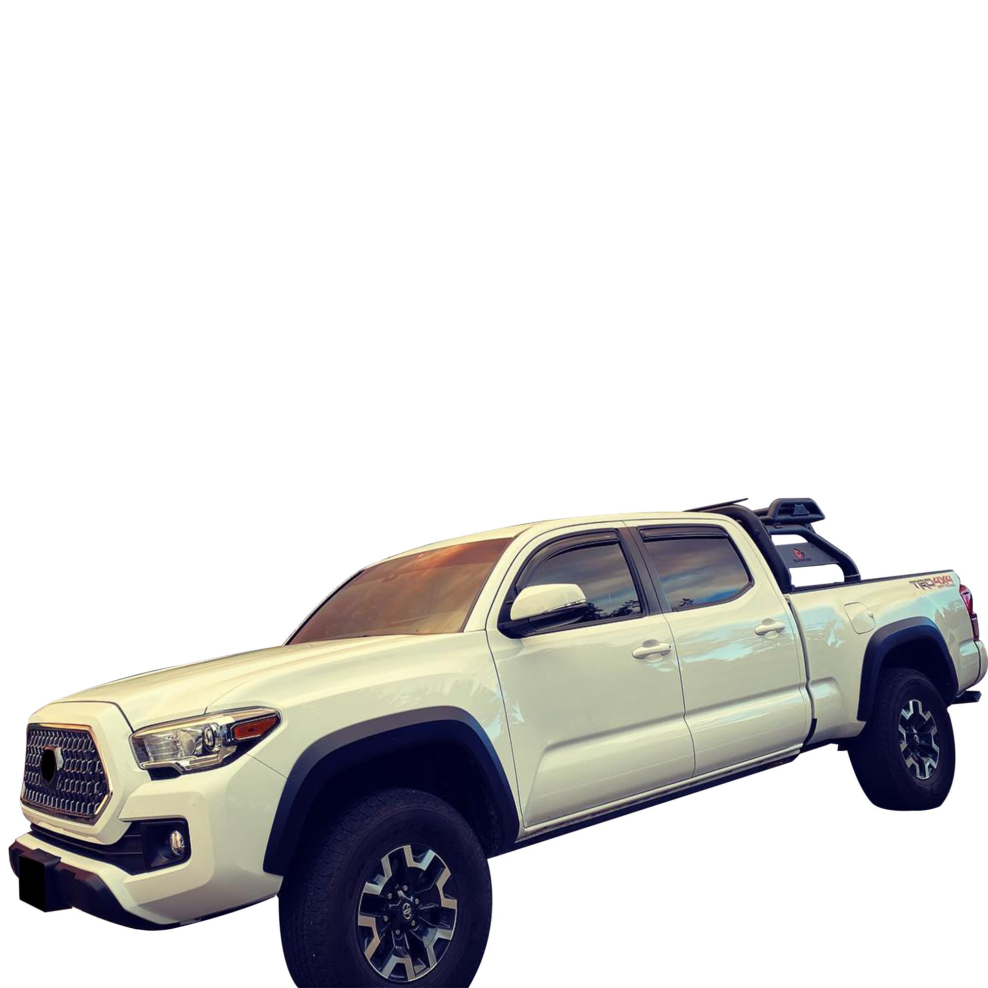 Atlas Roll Bar Black Black Horse Off Road Compatible with 2005-2023 Toyota Tacoma-ATRB6BK