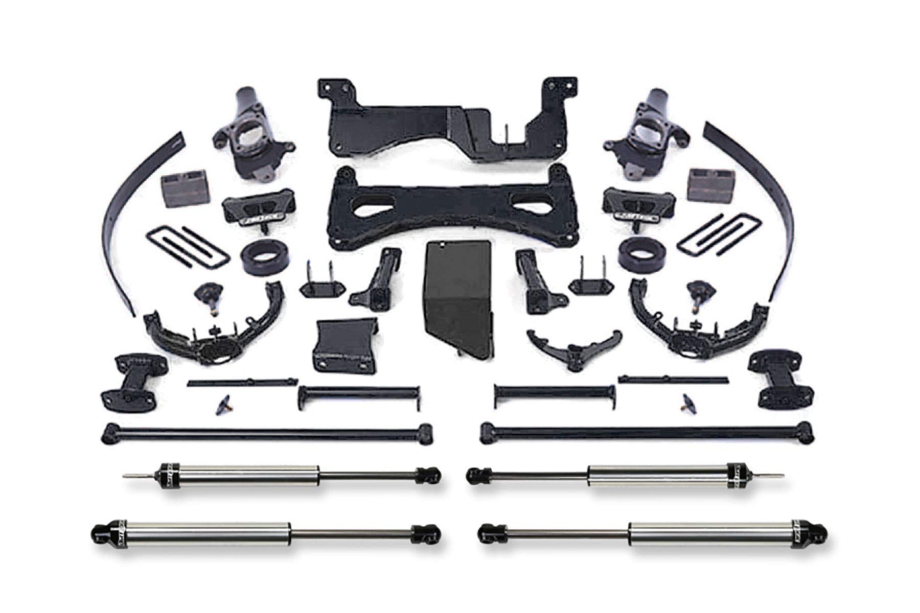 Fabtech K1030DL Lift Performance System w/Shock w/DLSS Shocks 8 in. Lift