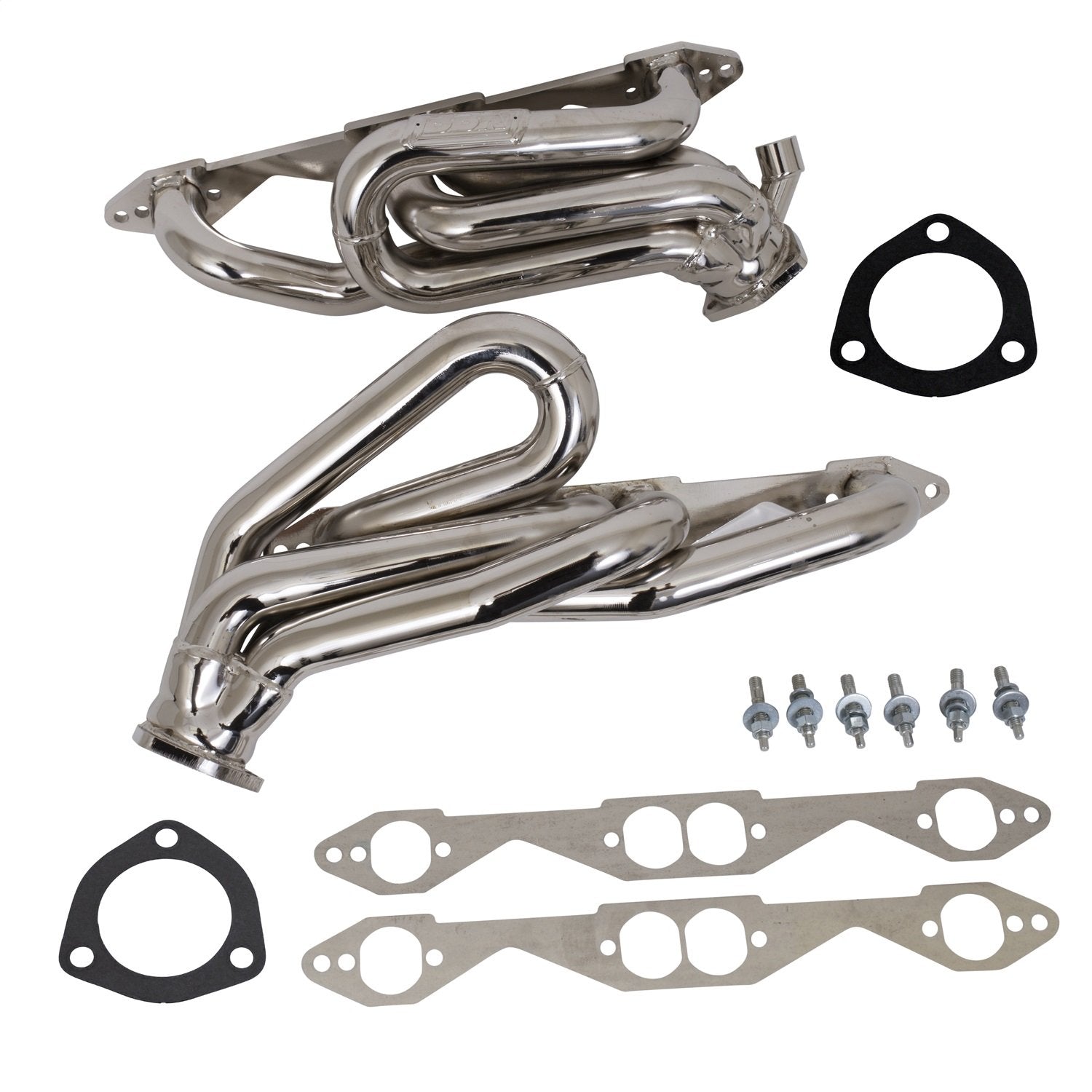 1-5/8" BBK Shorty Tuned Length Performance Exhaust Headers for GM Truck And SUV 5.0L, 5.7L - Chrome Finish