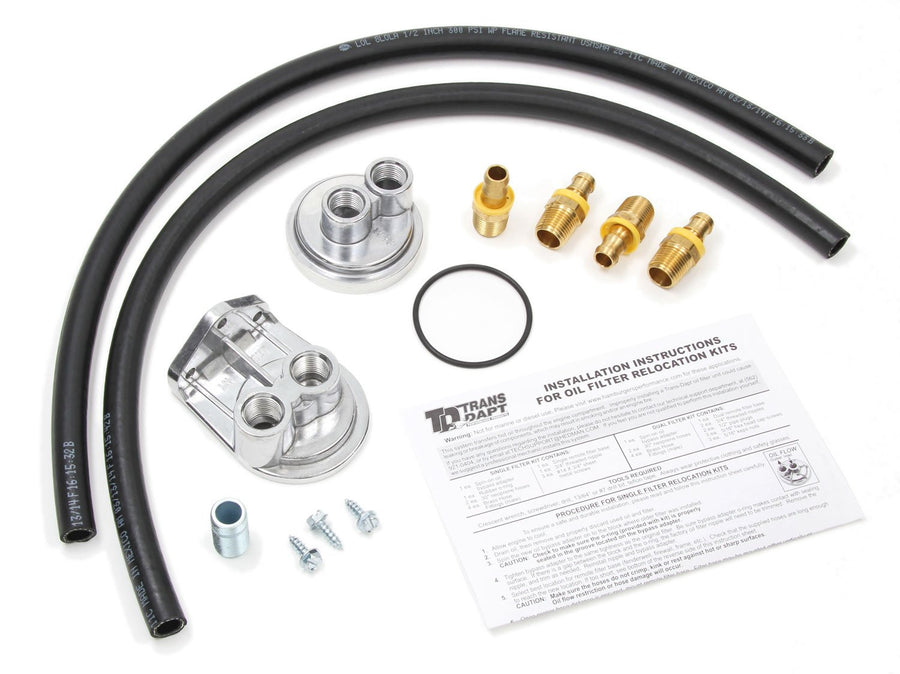 Trans-Dapt 1127 Oil Filter Relocation Kit Trans DAPT