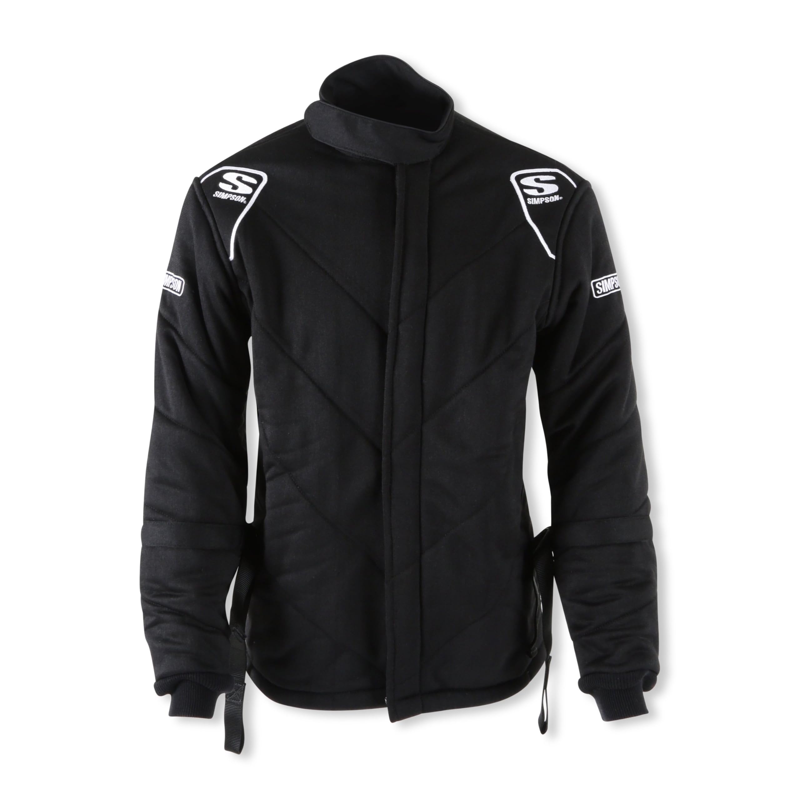 Simpson Racing 4902354 Drag 5G SFI 15 Jacket w/arm restraints Black LG