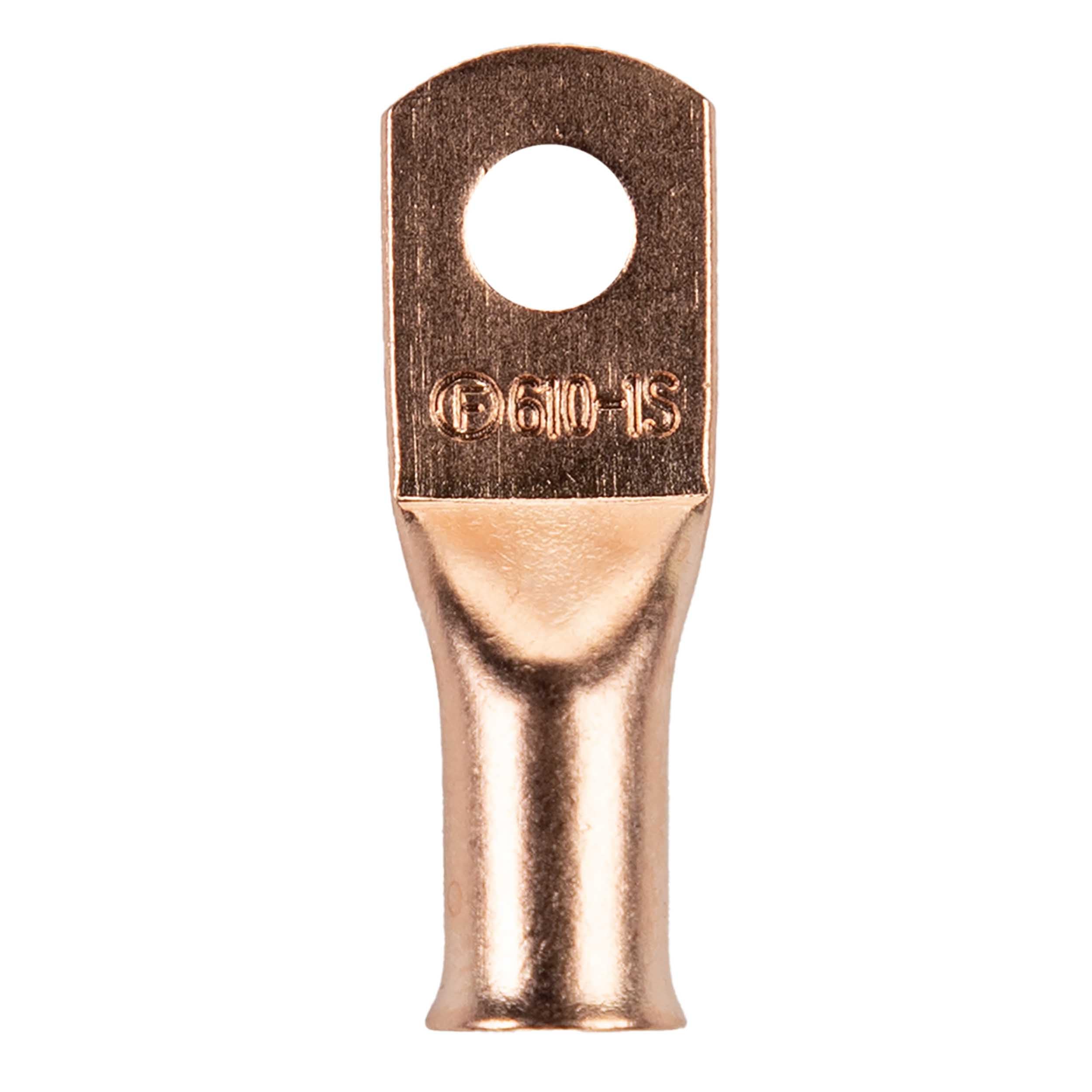 Copper Install Bay Uninsulated Ring Terminal 6 Gauge #10