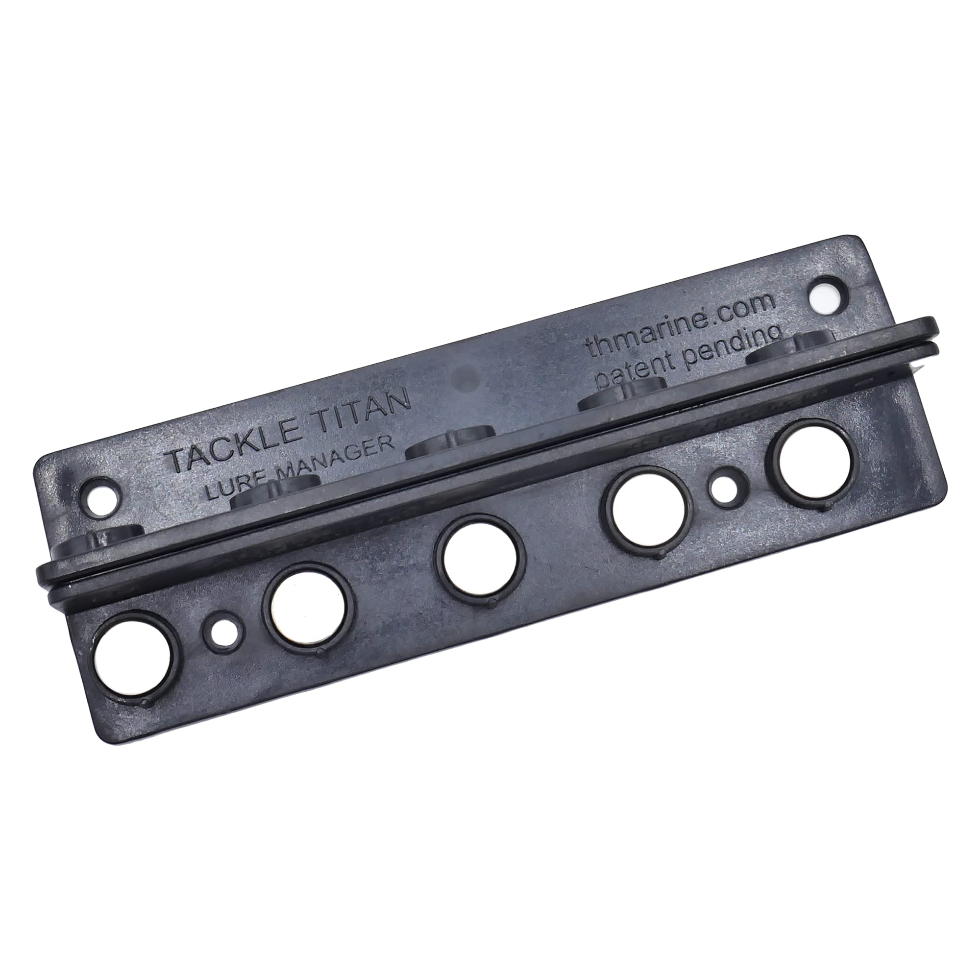 T-H Marine Magnetic Tackle Titan Fishing Lure and Bait Organizer, Black, Plastic, 2 Pack