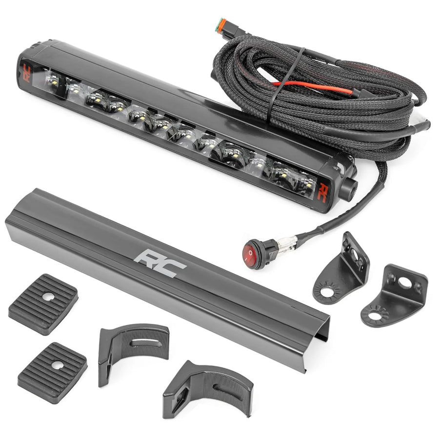 12" Rough Country Spectrum Series LED Light Bar - 60W, 5400 Lumens, 5W Osram LEDs, Combo Spot & Flood Beam, Built for Rugged Off-Road Use