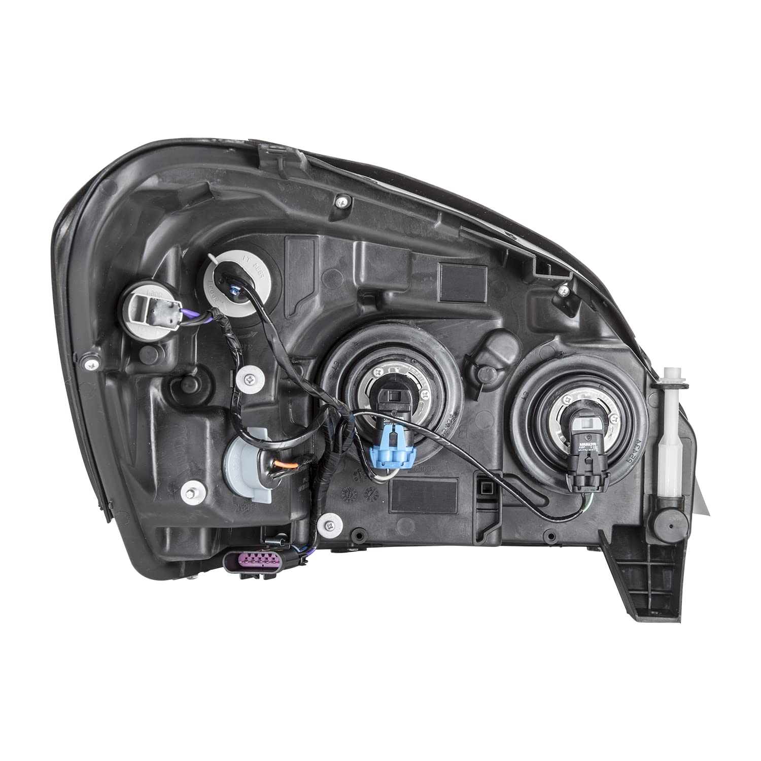 Left TYC Headlight Assembly Compatible with 2006-2011 Buick Lucerne
