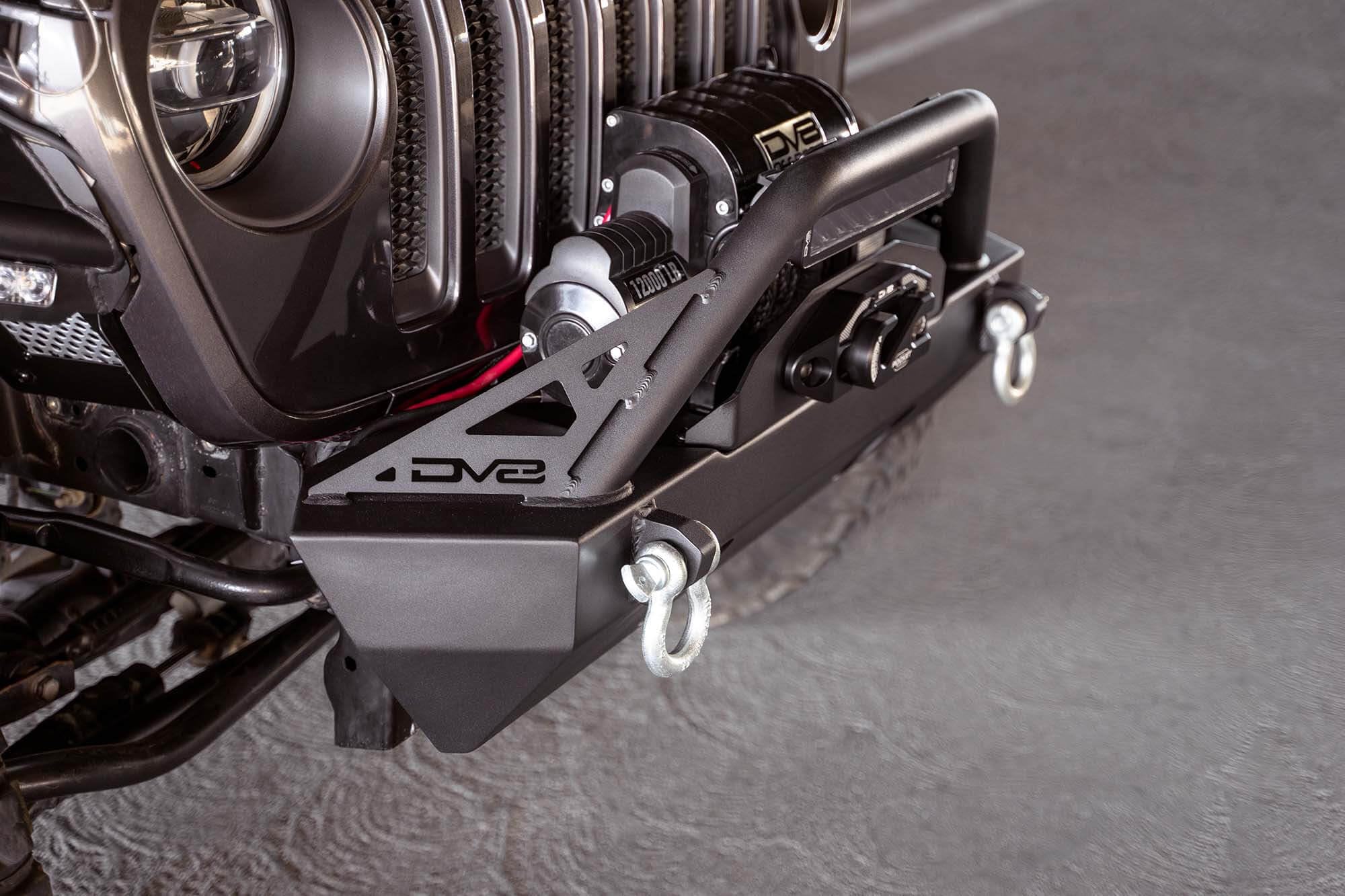 FS-15 Series DV8 Offroad Front Bumper for 2007-2025 Jeep Wrangler JK/JL & Gladiator JT | Updated Design of our Iconic DV8 FS-15 | Fits Most 12k lb Winches | Works Great with our Sway Bar Skid Plate
