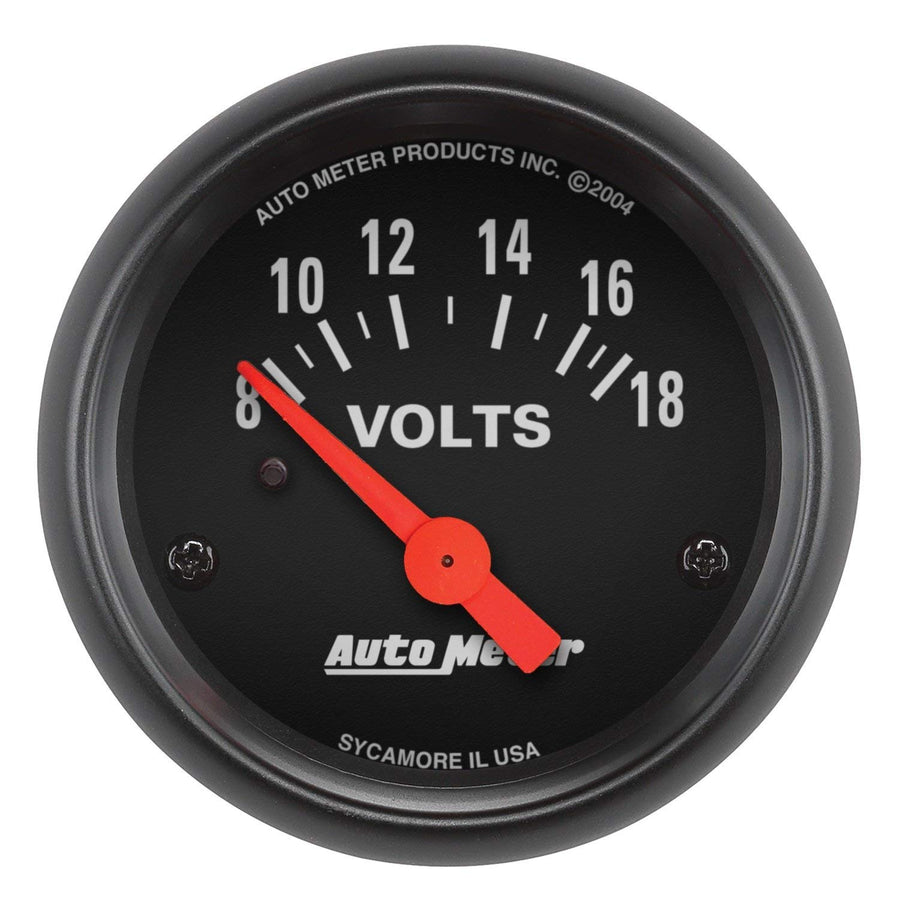Auto Meter Z-Series 2645 Electric Voltmeter Gauge, 2.3125 in.