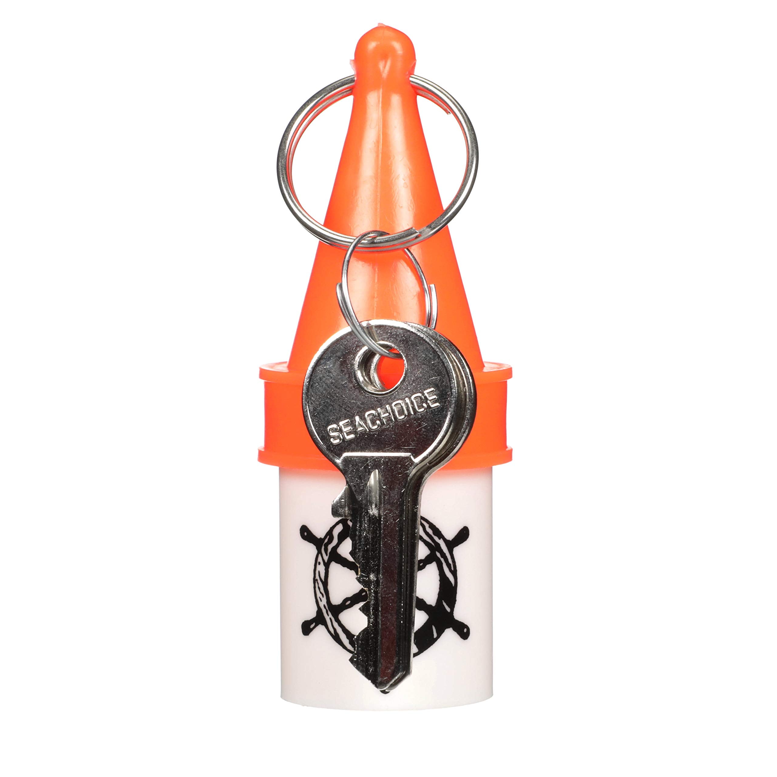 Key Chain Attwood 11875-7 Floating Key Buoy, for mens 1 7/64 x 2 51/64 x 5/16 Inch
