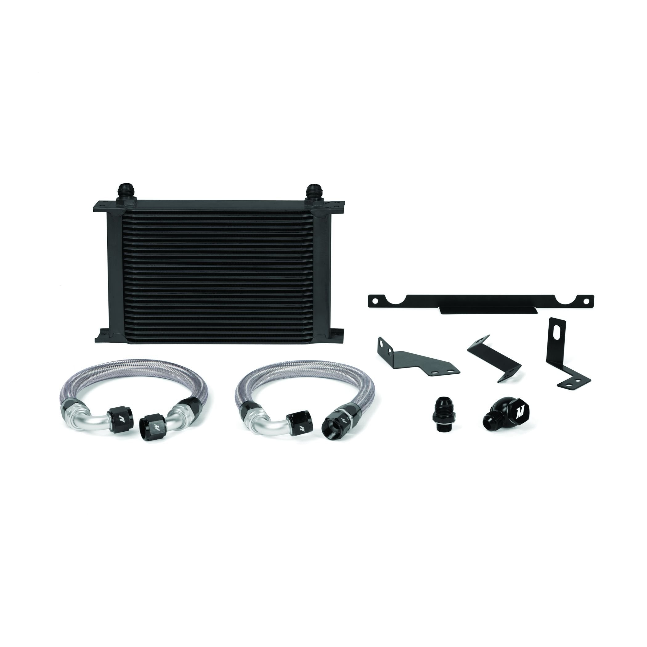 Mishimoto Oil Cooler Heat Exchanger Kit MMOC-EVO-01BK Fits Mitsubishi Lancer Evo 7/8/9 2001-2007 Black