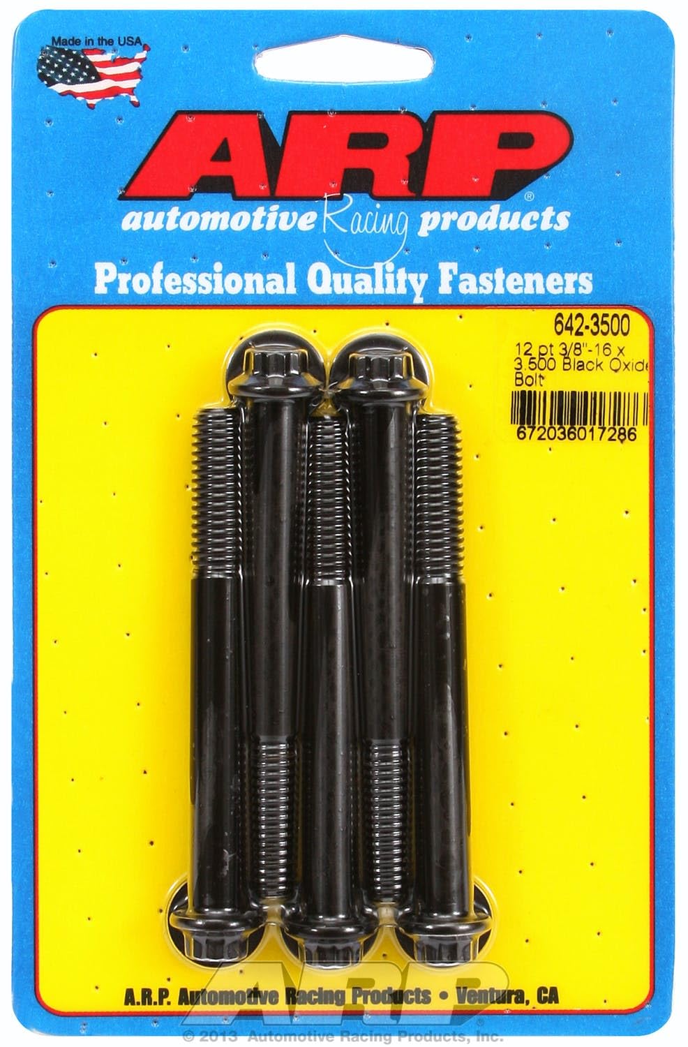 Black ARP (642-3500) Oxide Bolt