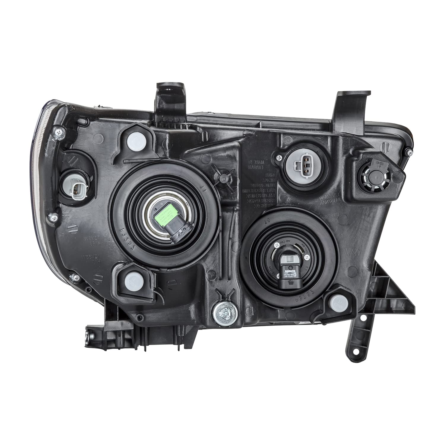 Left TYC Headlight Assembly Compatible with 2007-2013 Toyota Tundra