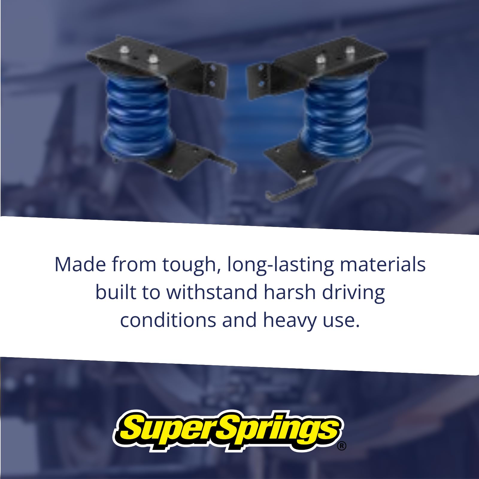 SumoSprings Rear for Ford E-350|E-450, Blue | SuperSprings SSR-106-40-1