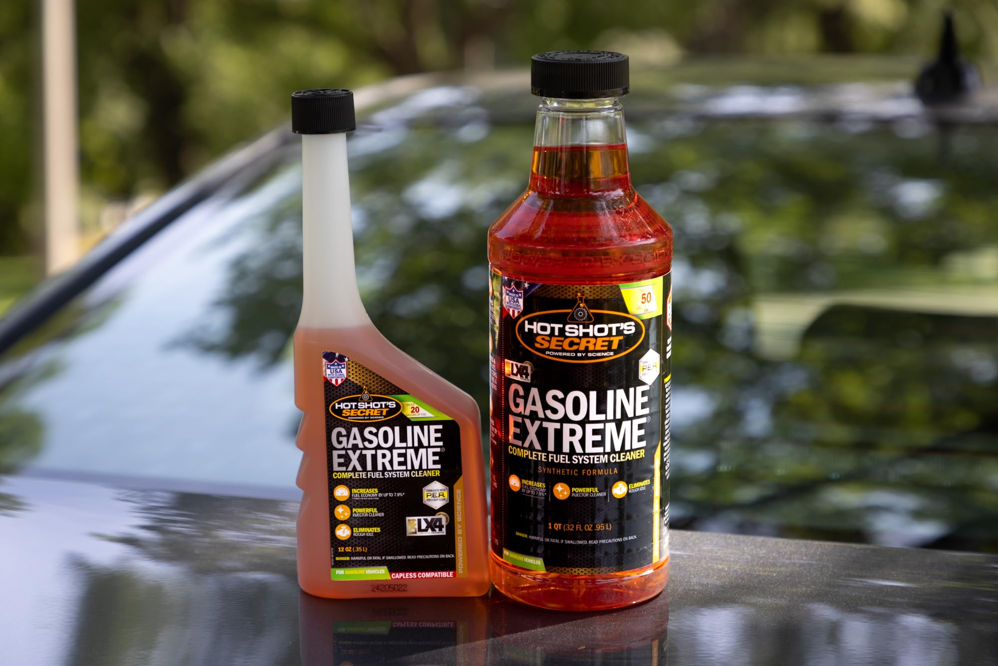 Gasoline Extreme Hot Shot's Secret 32 Oz, Concentrated Fuel System Cleaner, Fuel Additive for Gasoline Engines, Injector Cleaner - Increases MPG & Restores Engine Performance