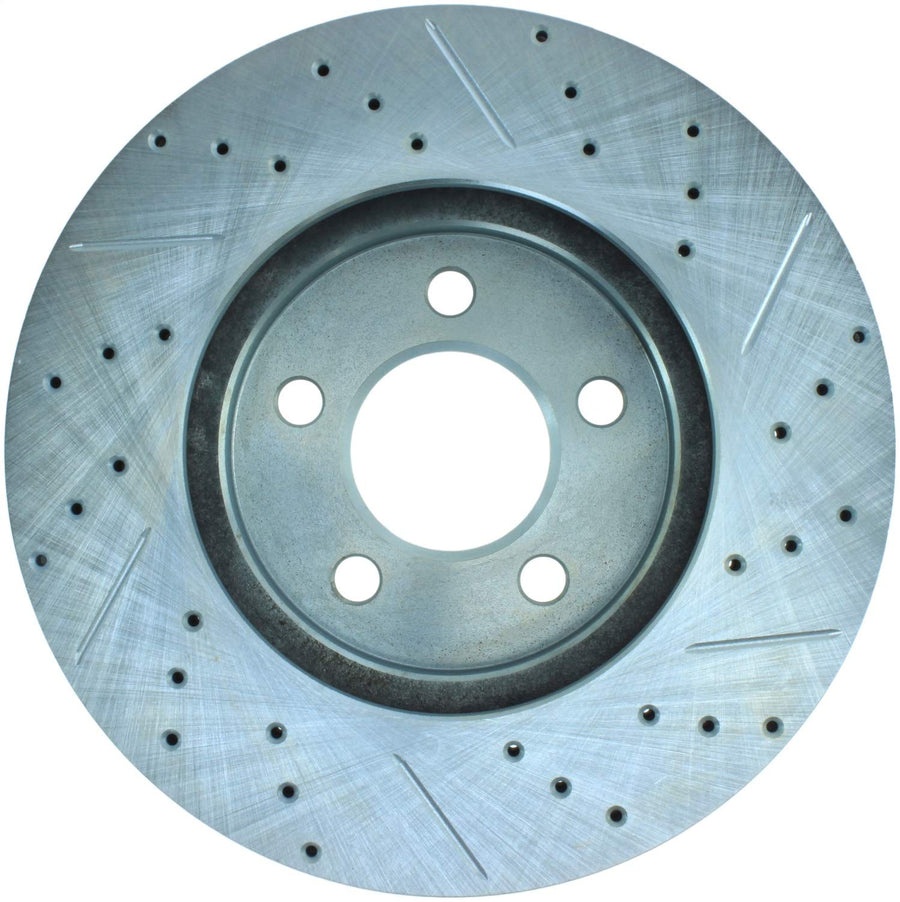 Front Right StopTech 227.61072R Select Sport Drilled and Slotted Brake Rotor