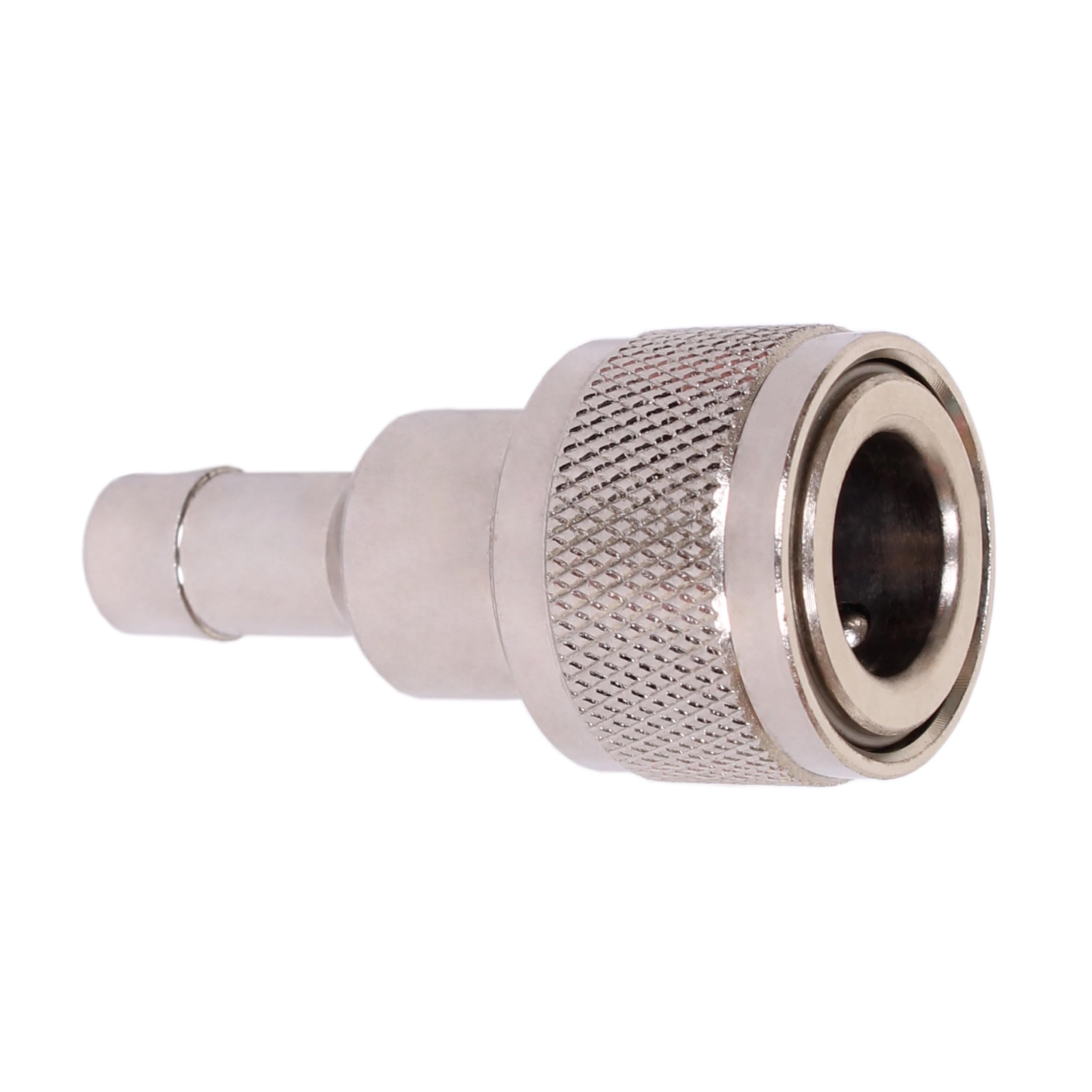 Fuel Line Connector Boat Engine 033498-10 for Honda 3/8" Barb Hose-To-Tank, ('91 & Newer), Chrome Plated, Tank Side Female