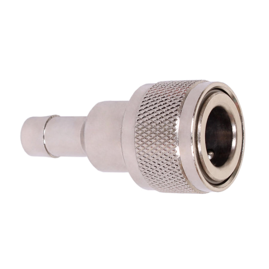 Fuel Line Connector Boat Engine 033498-10 for Honda 3/8" Barb Hose-To-Tank, ('91 & Newer), Chrome Plated, Tank Side Female