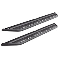 Dominator Xtreme Go Rhino D6 SideSteps | 87", Mild Steel, Textured Black | D60087T