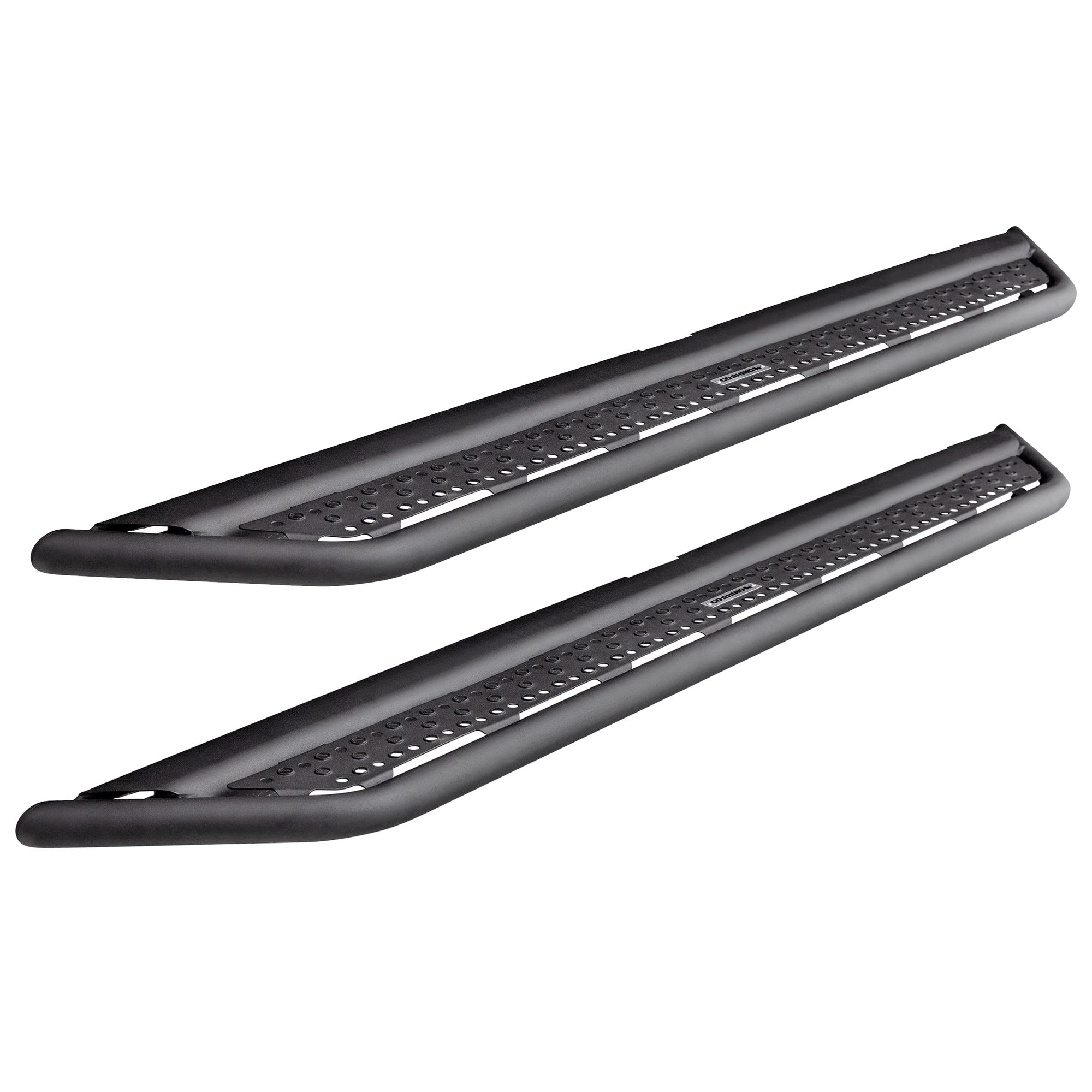 Dominator Xtreme Go Rhino D6 SideSteps | 87", Mild Steel, Textured Black | D60087T