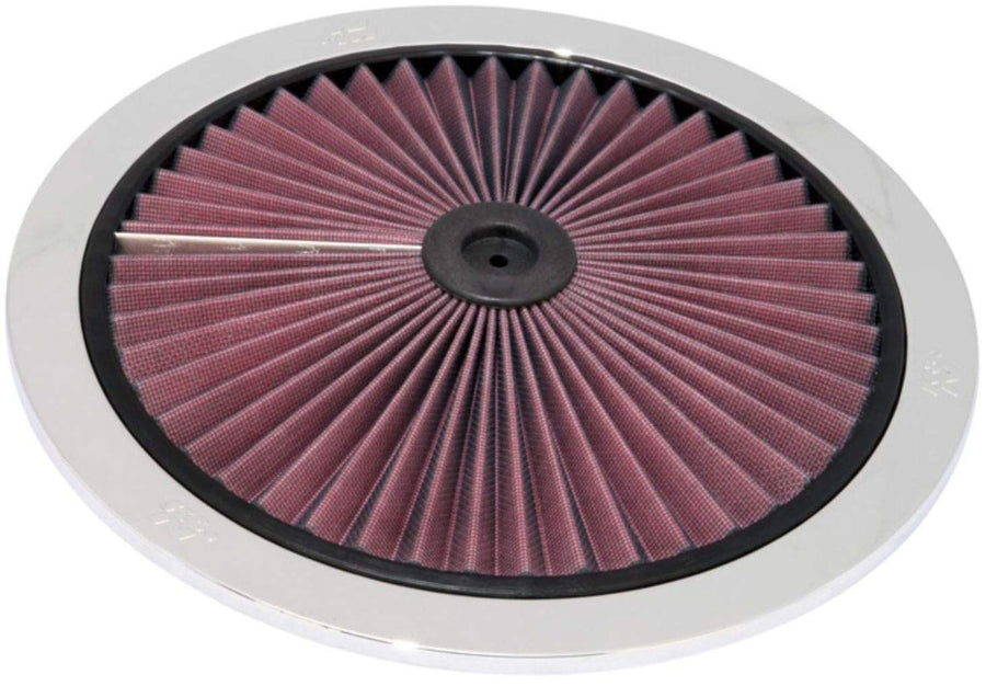 X-Stream K&N Top Filter: High Performance, Premium, Washable, Replacement Engine Filter: Filter Height: 1 In, Shape: Round Lid, 66-1401XP