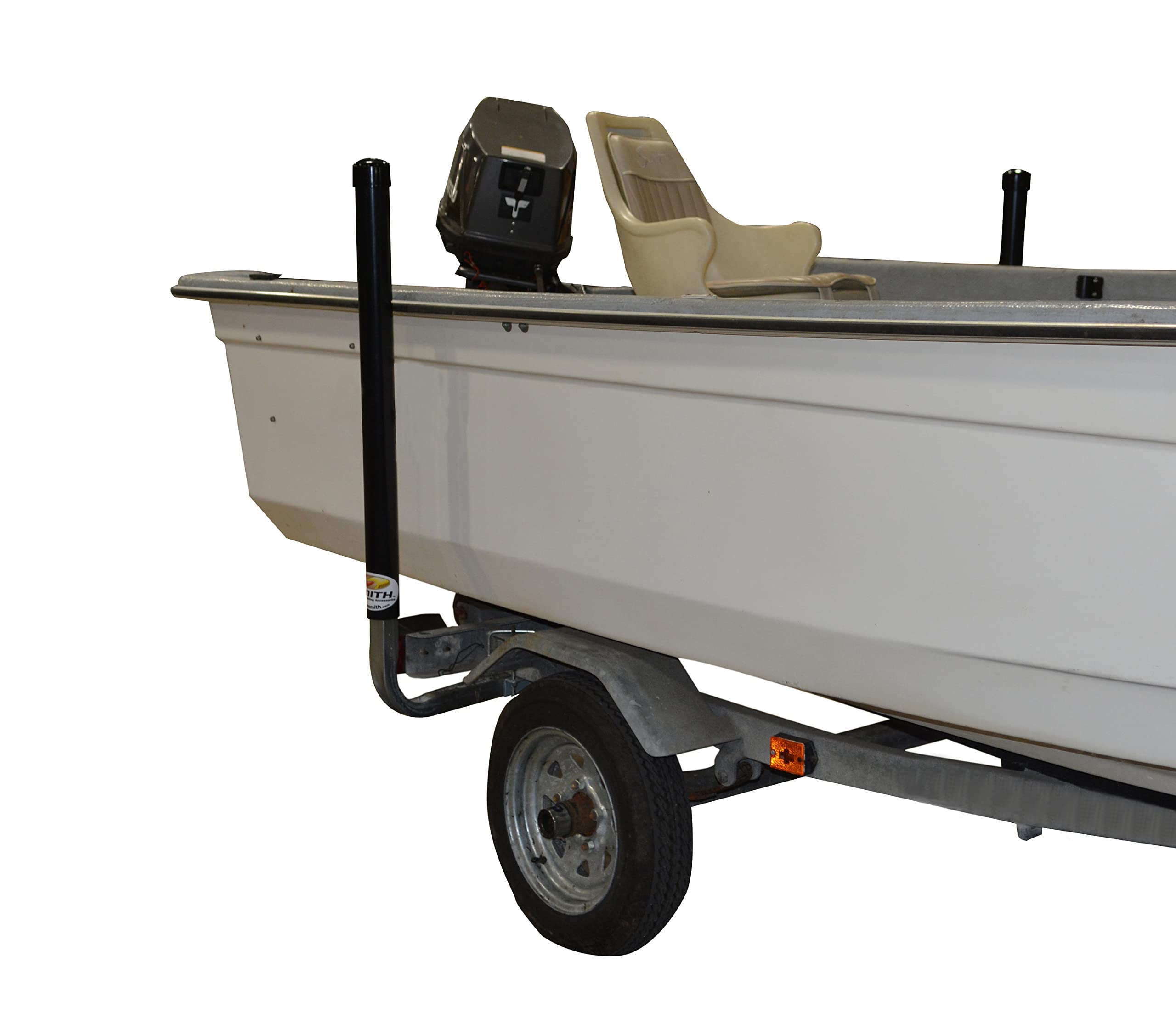 Trailer PVC Boxed Post Guide-On - CE Smith - Sturdy Boat Trailer Accessories & Replacement Parts - 40" - Black (27626)