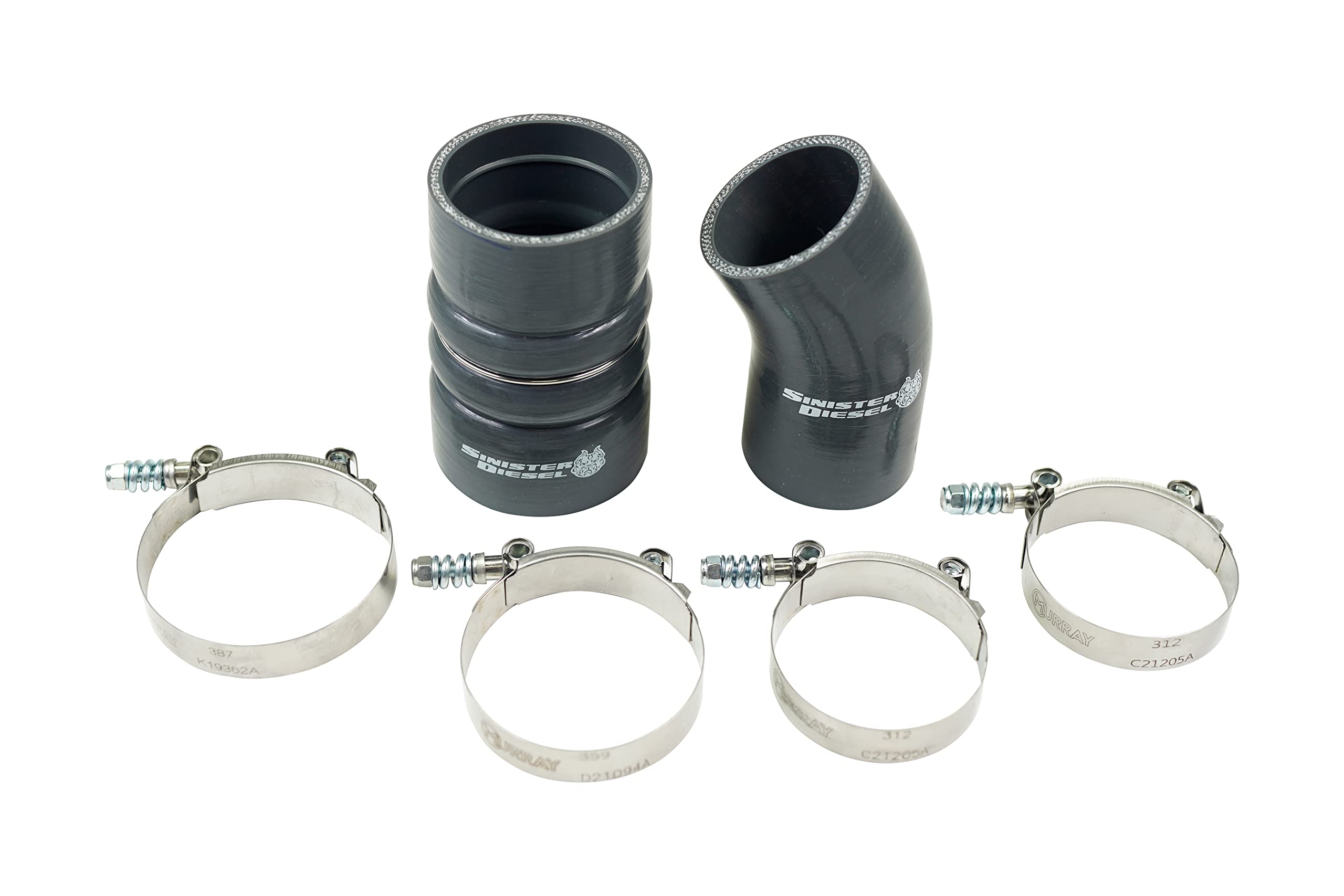 Hose & Clamp Kit Sinister Diesel for Ford Powerstroke 2003-2007 6.0L
