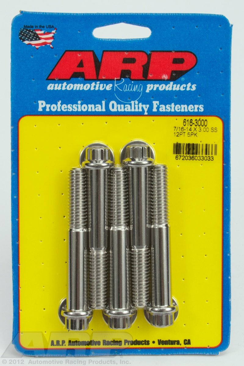 Bolt, ARP (616-3000) Stainless Steel