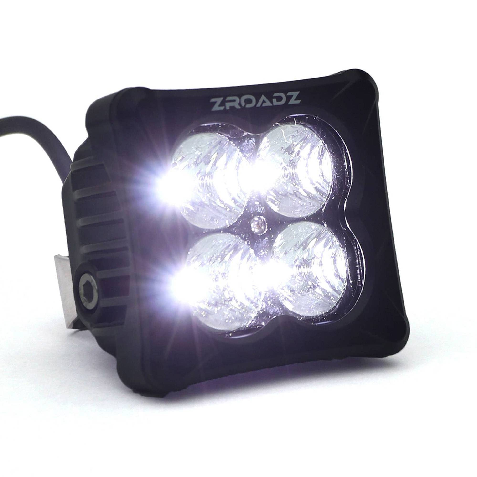 ZROADZ Fog Front Bumper LED KIT for a 2021-2022 Ford Bronco, Includes (2) 3 inch Amber LED Pod Lights and (4) 3 inch White LED Pod Lights - Part # Z325401-KITAW