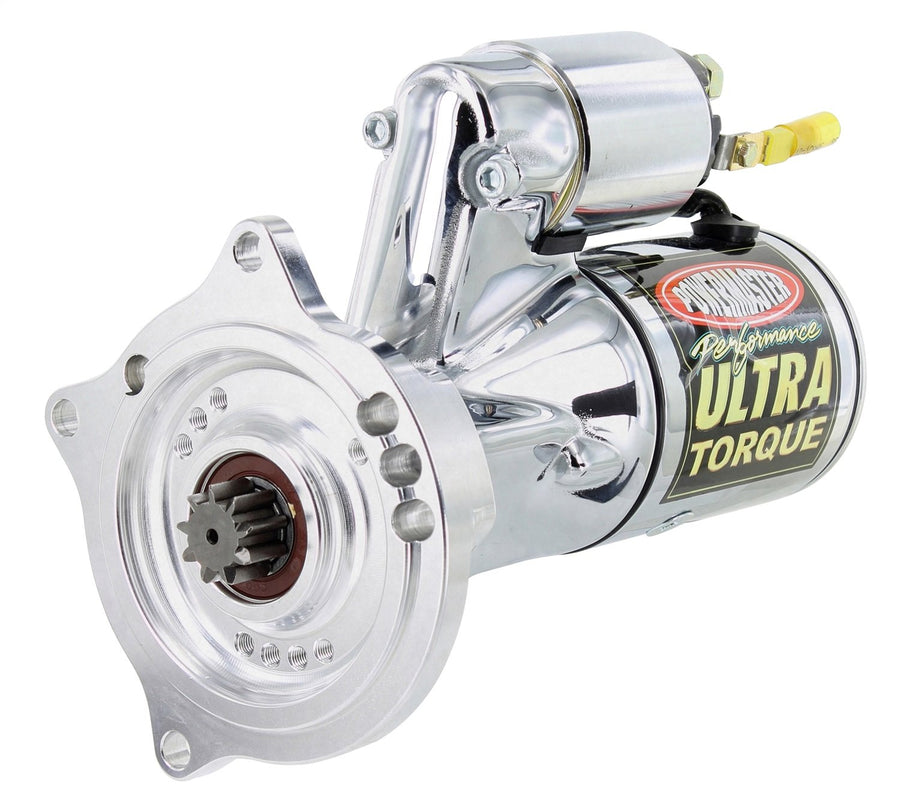 Chrome Powermaster 19406 Alternator (Ultra [BB] FE with billet 3 Ear Mating 390, 427, 428 1965 & UP 184T Flywheel 2.5kw)