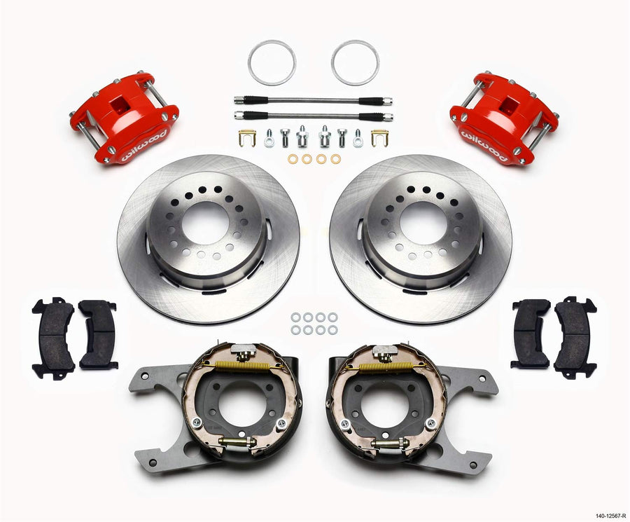 P/S D154 Park Brake Kit, Red