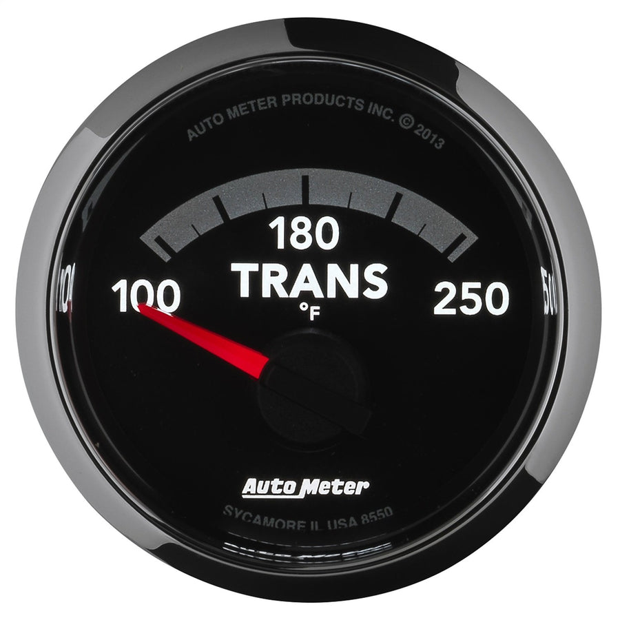 2-1/16" Electric Transmission Temperature Gauge Auto Meter 8550 (100-250 Degree F, 52.4mm)