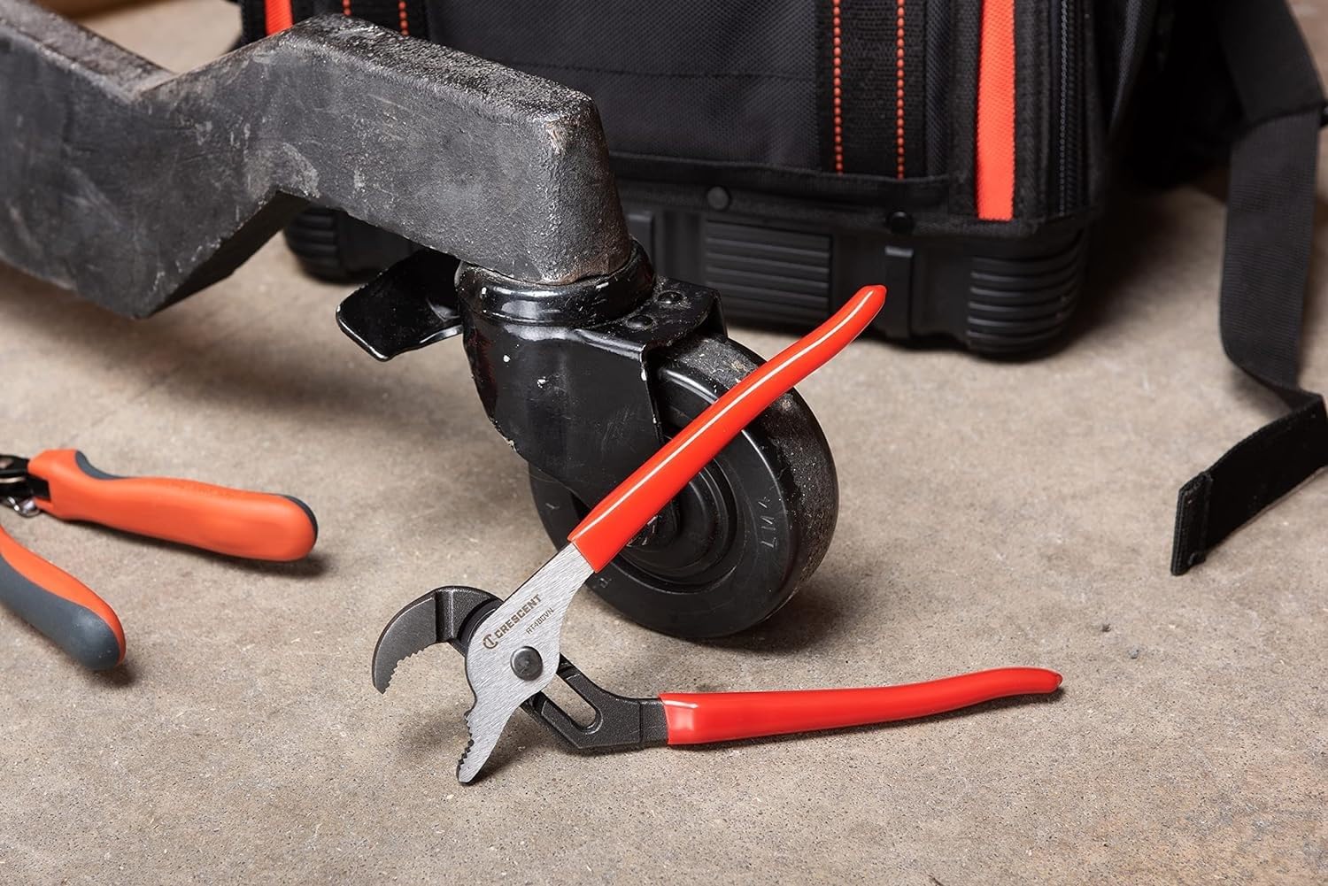 Crescent V-Jaw RT48CVN Dipped Grip Tongue and Groove Plier, 8" Size