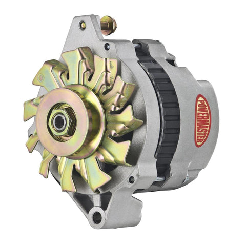 Alt GM CS130 Powermaster Natural 140A 1V Pulley Str MTG 6.61" Side BAT Post 1-Wire or OE Hookup