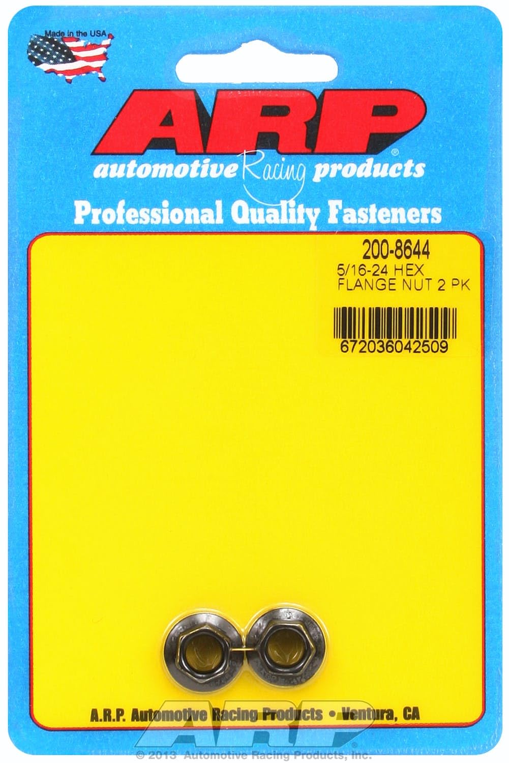 Flanged ARP Hex Nut Kit (200-8644)
