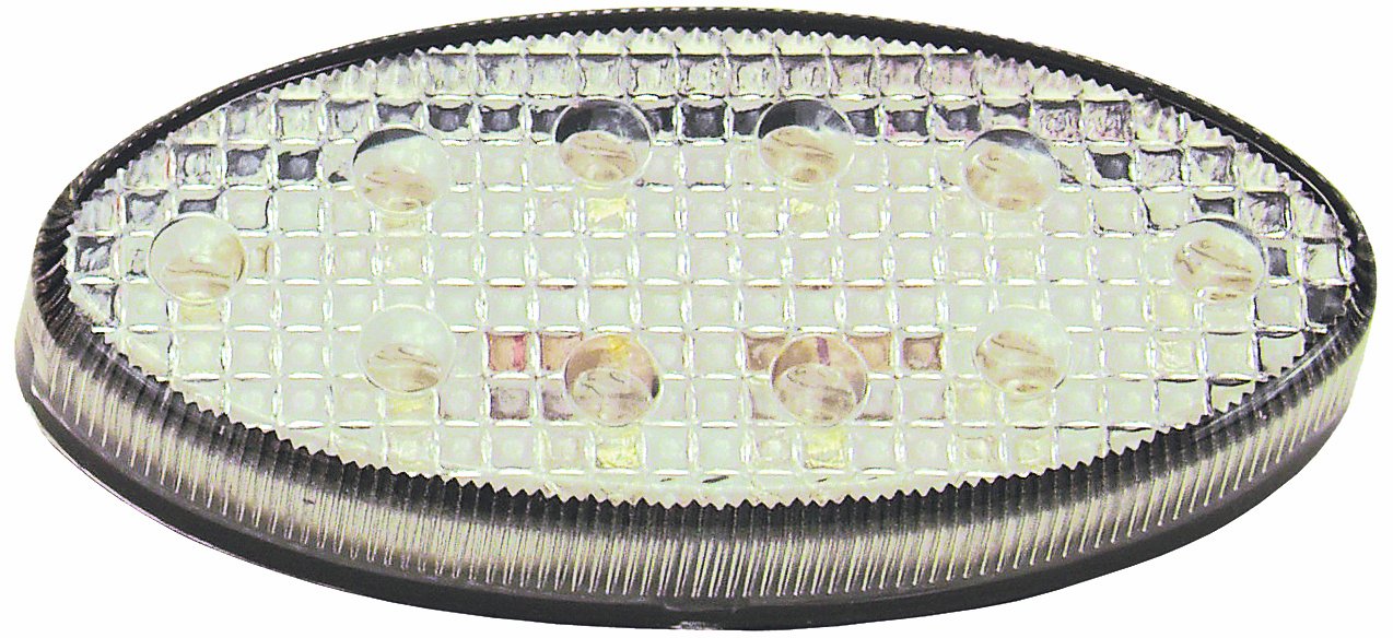 Oval LED Auxiliary Blinker Light Pacer Performance 20-731 Clear/White